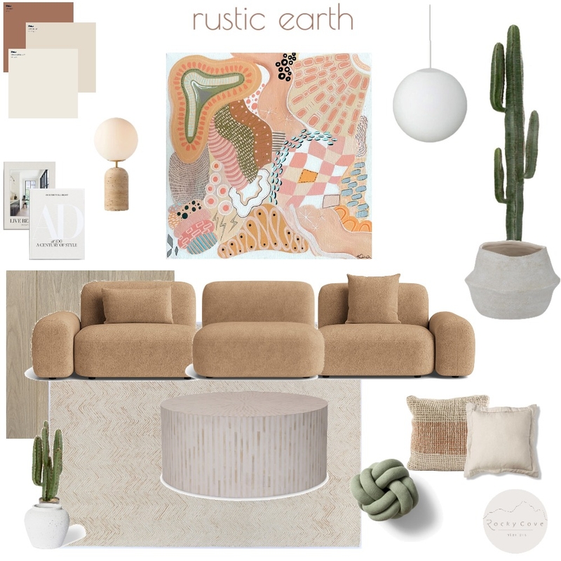 Rustic Earth Mood Board by Rockycove Interiors on Style Sourcebook