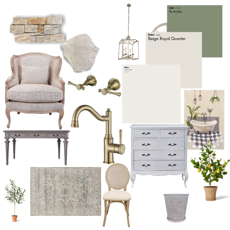 French Inspired Mood Board by Beacon Building Group on Style Sourcebook