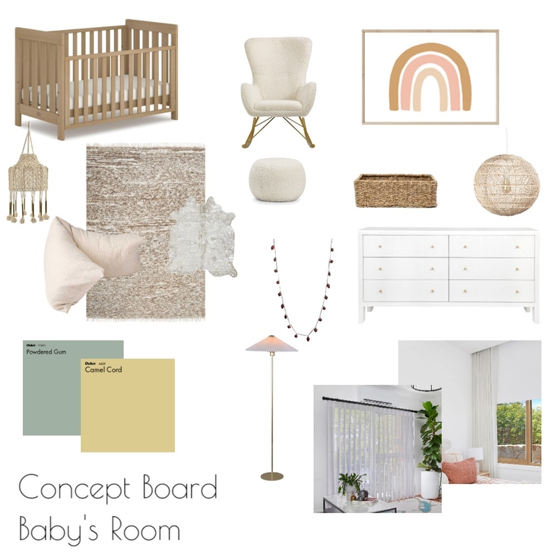 Concept board nursery Mood Board by megmastaglia on Style Sourcebook