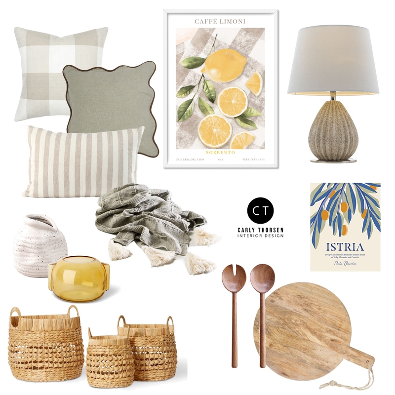 Light lemon decor update Mood Board by Carly Thorsen Interior Design on Style Sourcebook