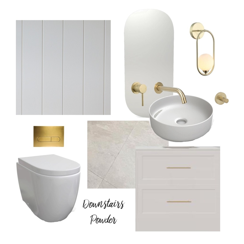 Downstairs Powder Room Mood Board by natmatkovic@hotmail.com on Style Sourcebook