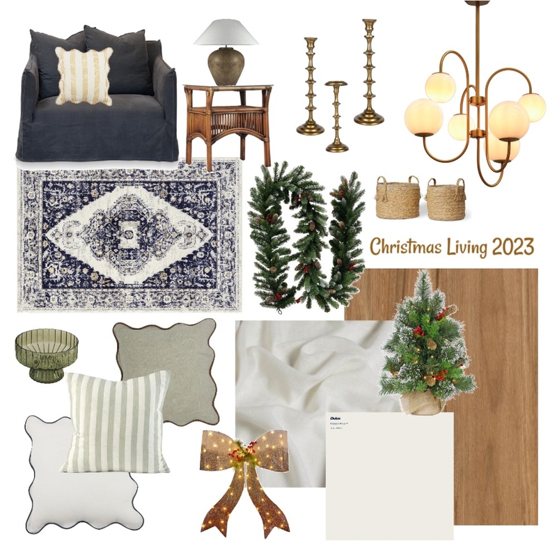 Christmas Living 2023 Mood Board by Two Wildflowers on Style Sourcebook