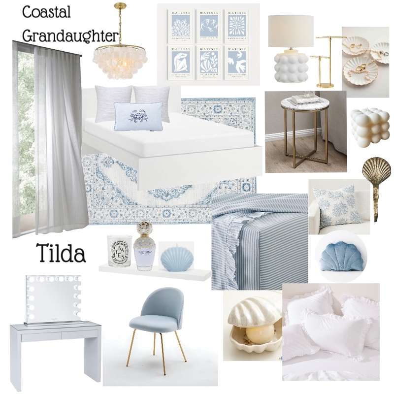 Tilda's Room - Coastal grandaughter Mood Board by Jillian on Style Sourcebook