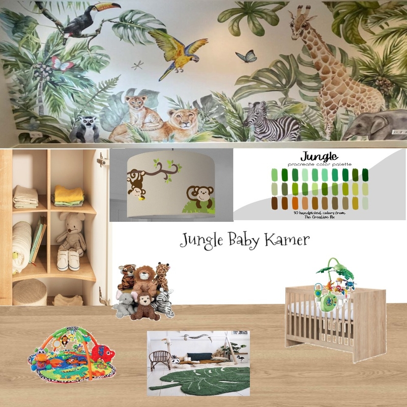 Jungle baby kamer Mood Board by franky.thys@pandora.be on Style Sourcebook