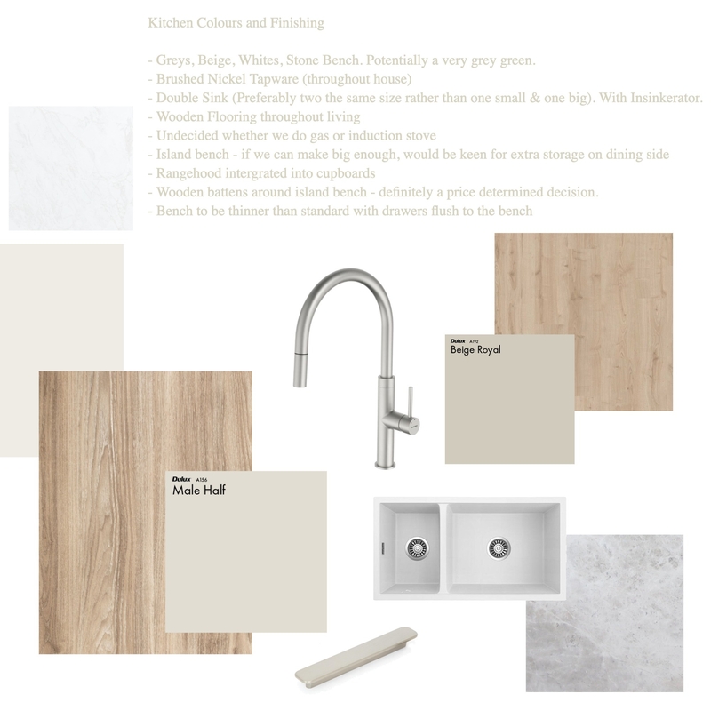 Kitchen Finishes Mood Board by ellisha_rose@icloud.com on Style Sourcebook