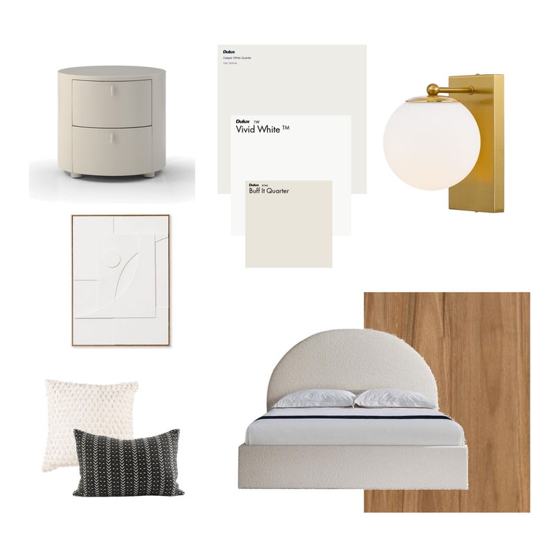 Minimalist white scandi bedroom Mood Board by Stilleben Interior Design on Style Sourcebook
