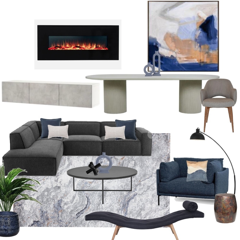 The Ipswich Project - Dining/Lounge/Reading area Mood Board by The Ginger Stylist on Style Sourcebook