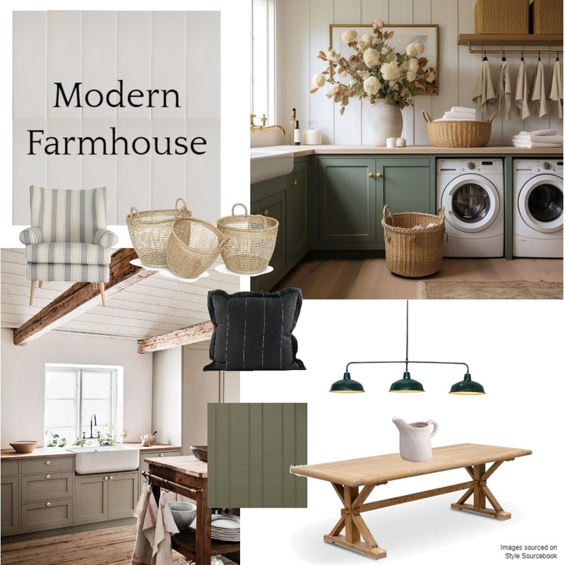 Modern Farmhouse Mood Board by cassharris on Style Sourcebook