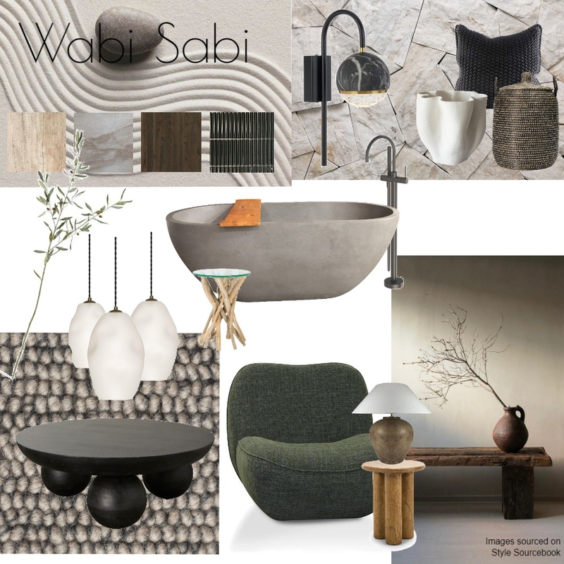 Wabi Sabi Mood Board by cassharris on Style Sourcebook