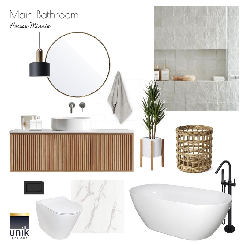 Hanneri - Main Bathroom Mood Board by Unik Designs on Style Sourcebook