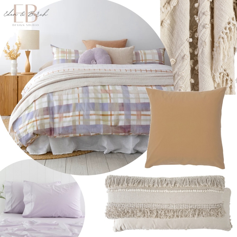 Bed Linen Option 1 Mood Board by Eden & Birch Design Studio on Style Sourcebook