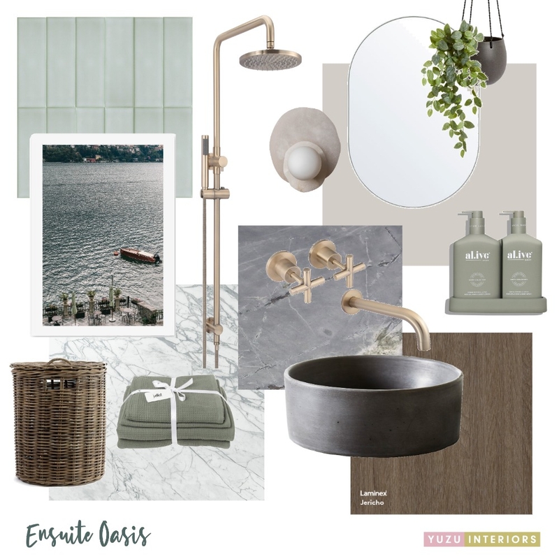 Ensuite Oasis Mood Board by Yuzu Interiors on Style Sourcebook