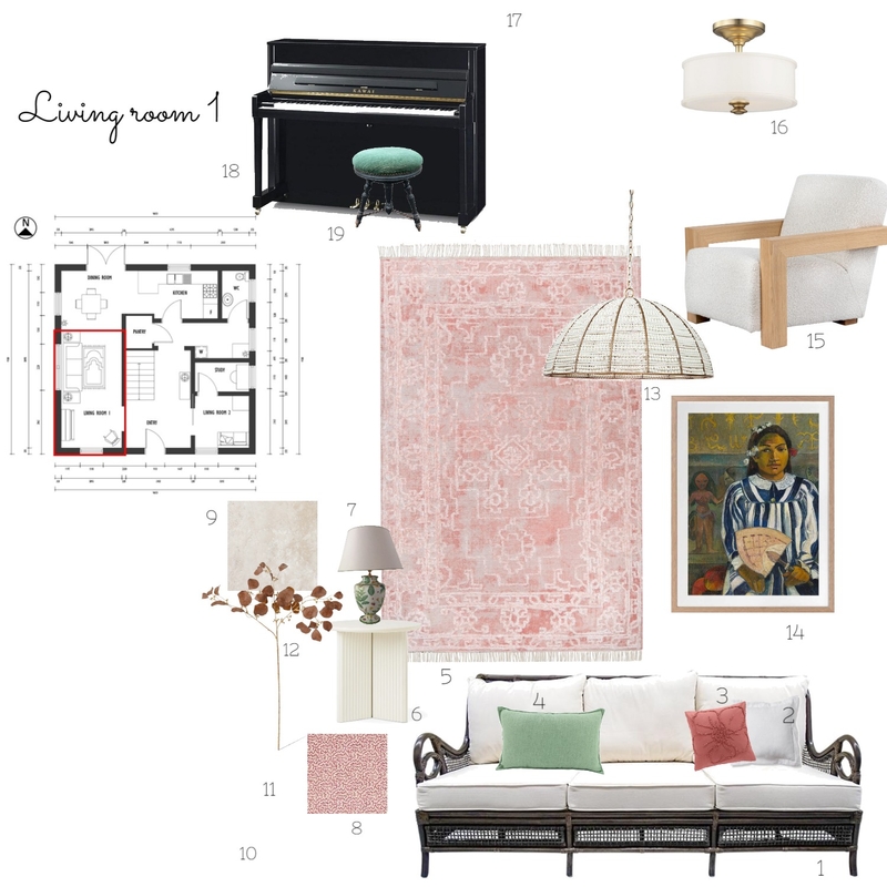 Living room 1 Mood Board by Near saints. on Style Sourcebook