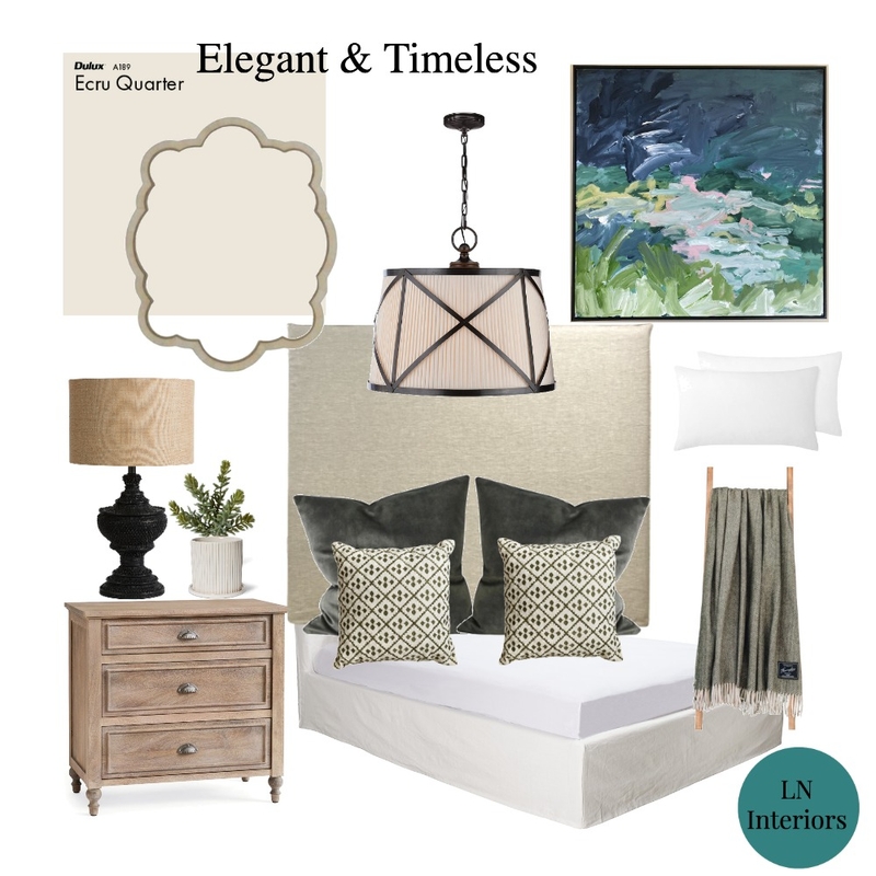 Master Bedroom a blend of classic and transitional elements Mood Board by LN Interiors on Style Sourcebook