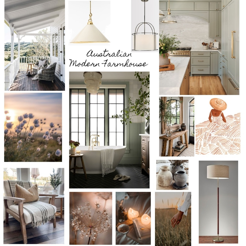 Australian Modern Farmhouse Mood Board by Amara_Designs on Style Sourcebook