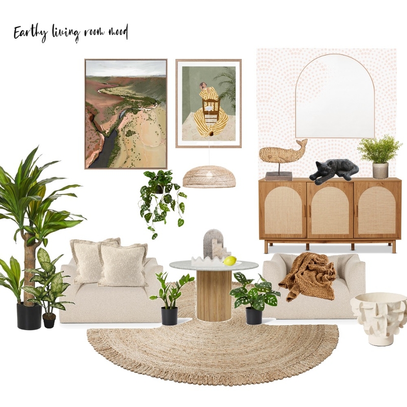 earthy living room inspo Mood Board by lisadoecke on Style Sourcebook