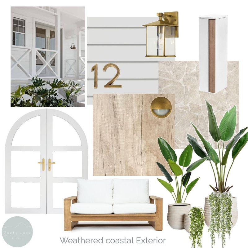 Weathered Coastal Exterior Mood Board by Rockycove Interiors on Style Sourcebook