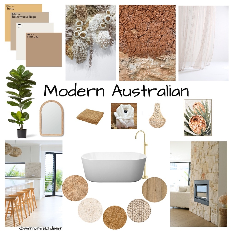 Modern Australian by Shannon Welch Design Mood Board by Shannon Welch Design on Style Sourcebook