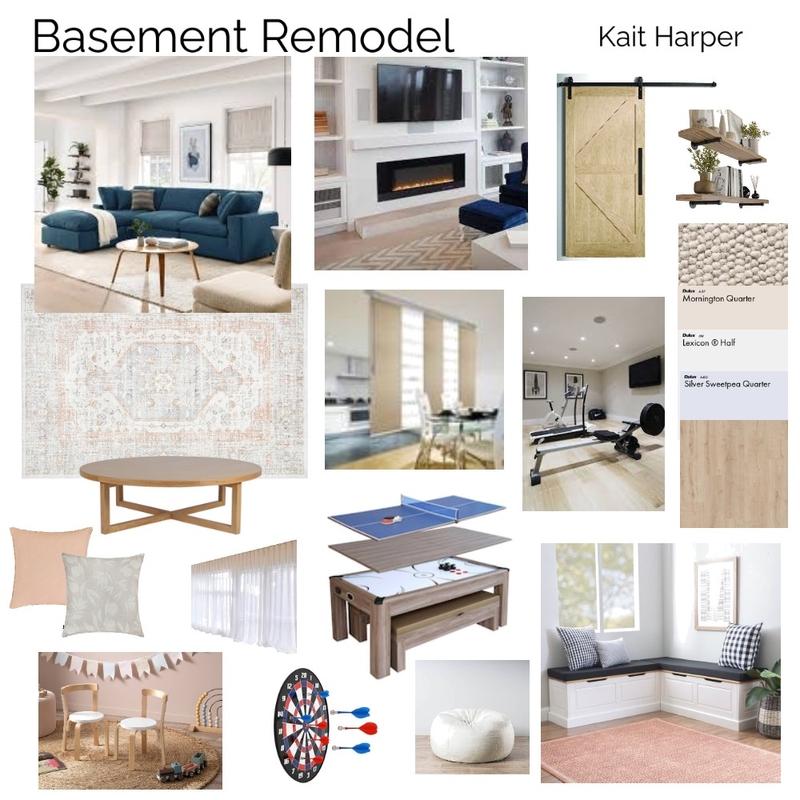 Module 10- Basement Remodel Mood Board by kaitharper on Style Sourcebook