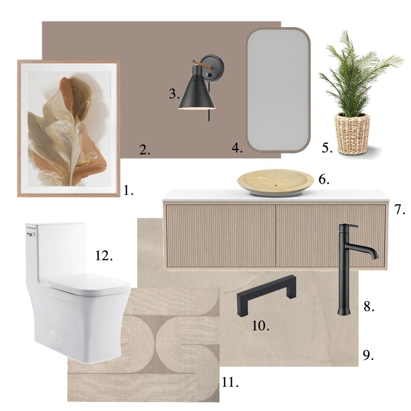 Assignment 9 Bathroom Mood Board by LoandCoDesigns on Style Sourcebook