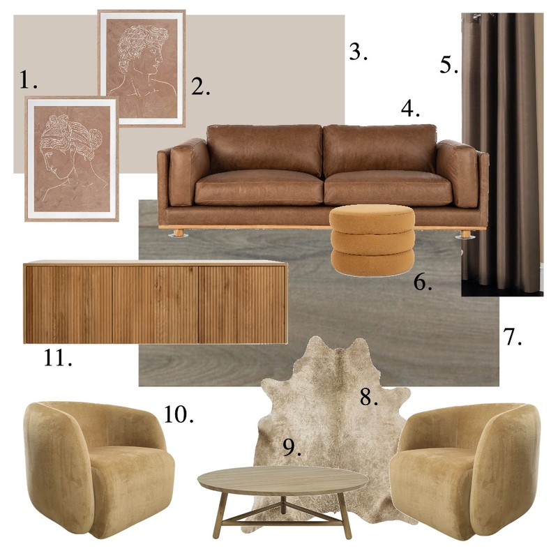 Assignment 9 Living Room Mood Board by LoandCoDesigns on Style Sourcebook