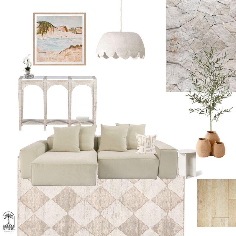 Living area - Stone feature Mood Board by Palm Island Interiors on Style Sourcebook