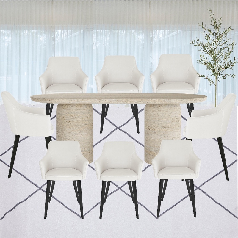 Velda Taylor-Chan Dining Room - linen chair Mood Board by Velda on Style Sourcebook