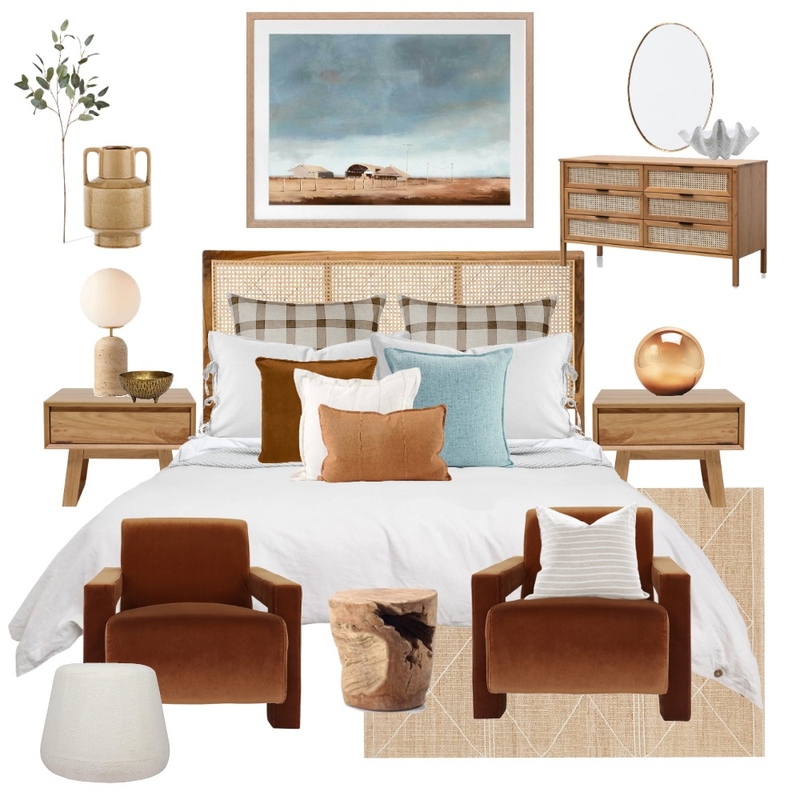 Australian Bedroom Mood Board by studioruwi on Style Sourcebook