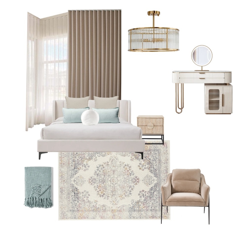 Waverton Project - Master Bedroom Option 2 Mood Board by livinstyle on Style Sourcebook