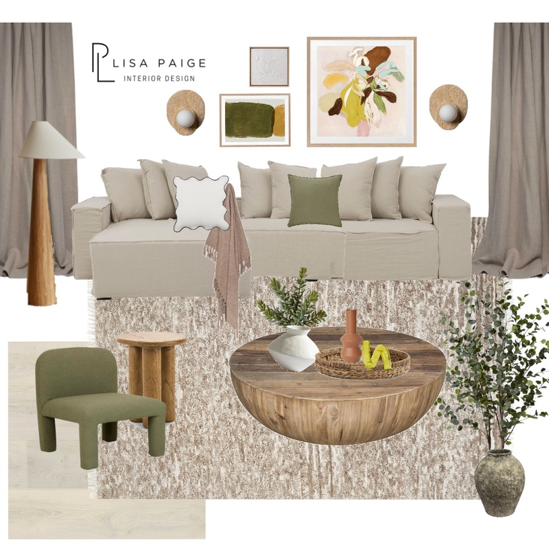 Native Living Room Mood Board by Lisa Paige Design on Style Sourcebook