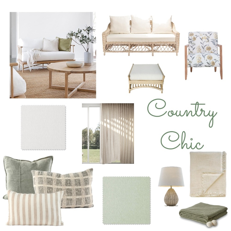 Country Chic Mood Board by Hampton Homes Adelaide on Style Sourcebook