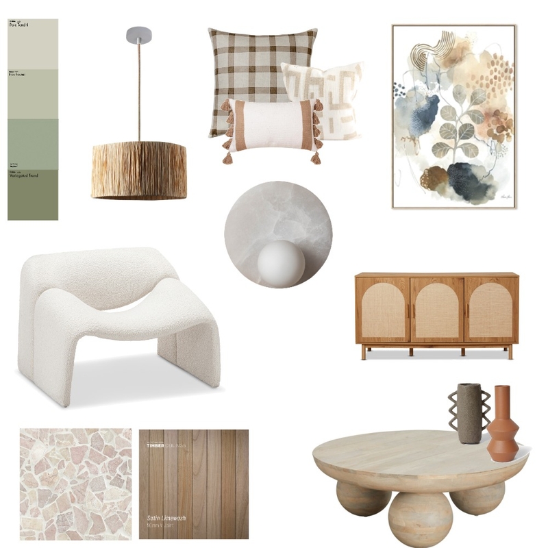 Organic Mood Board by CW Curations on Style Sourcebook