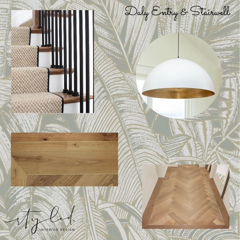 Daly Entry & Stairwell Mood Board by Styled Interior Design on Style Sourcebook