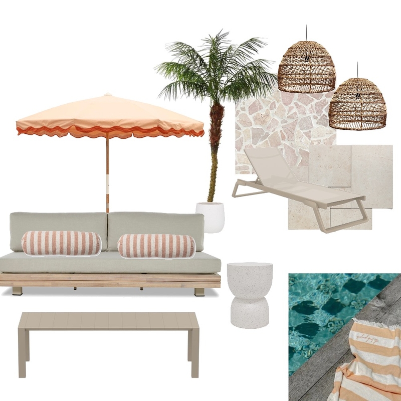 By the pool Mood Board by InteriorsByGrace on Style Sourcebook