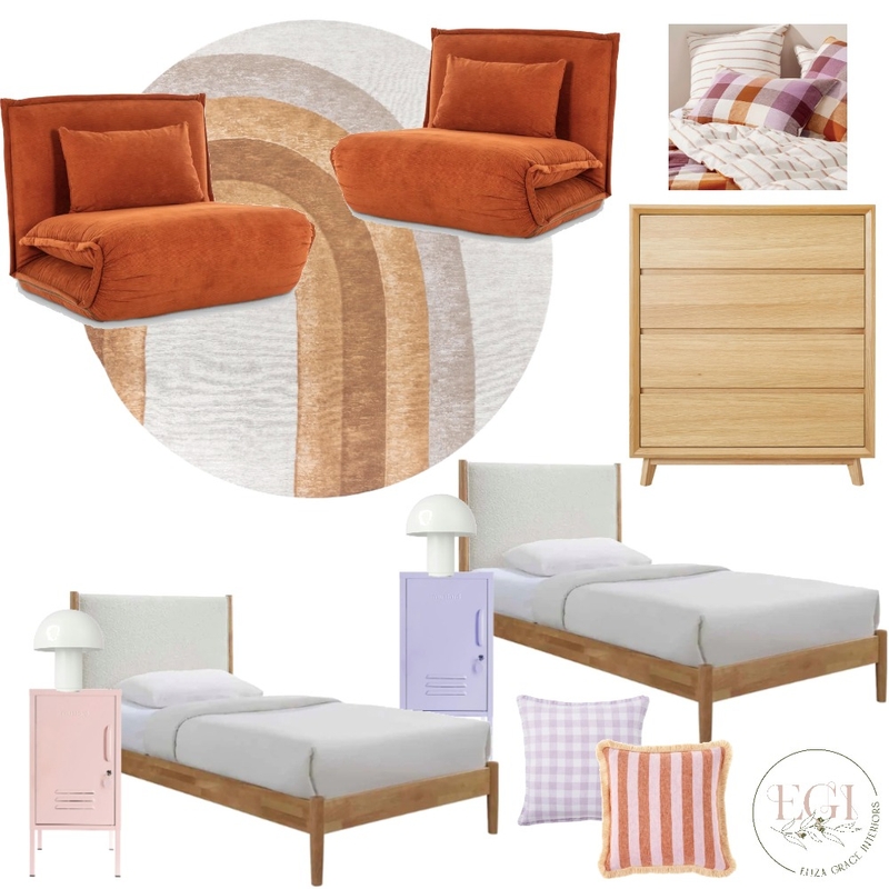 Twin's Room Mood Board by Eliza Grace Interiors on Style Sourcebook