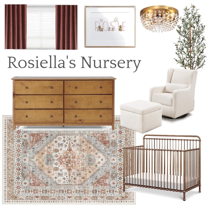 Rosie's Nursery Mood Board by JessJames1 on Style Sourcebook