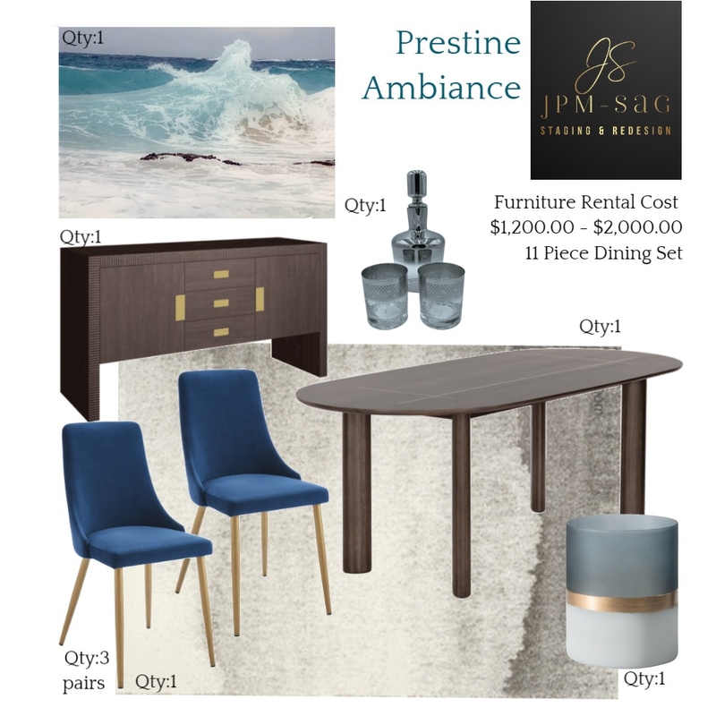 Prestine Ambiance Mood Board by JPM+SAG Staging and Redesign on Style Sourcebook