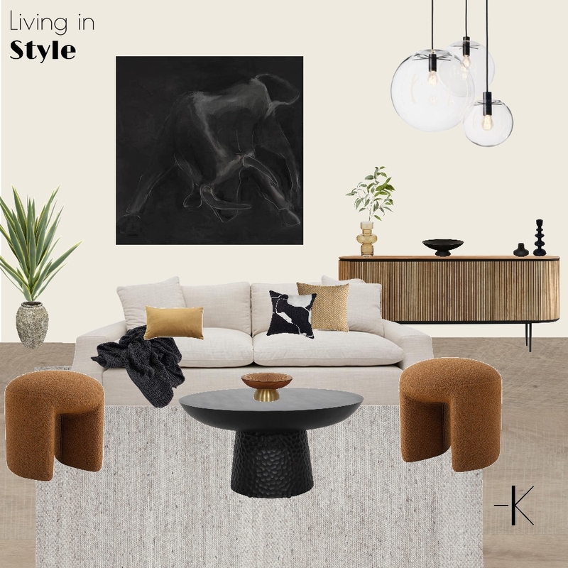 Living in Style Mood Board by Emma Knight Design on Style Sourcebook