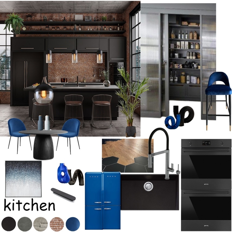 Industrial kitchen Mood Board by undefined on Style Sourcebook