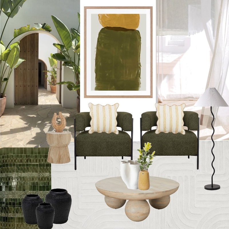 Green & Gold Mood Board by Sage & Cove on Style Sourcebook