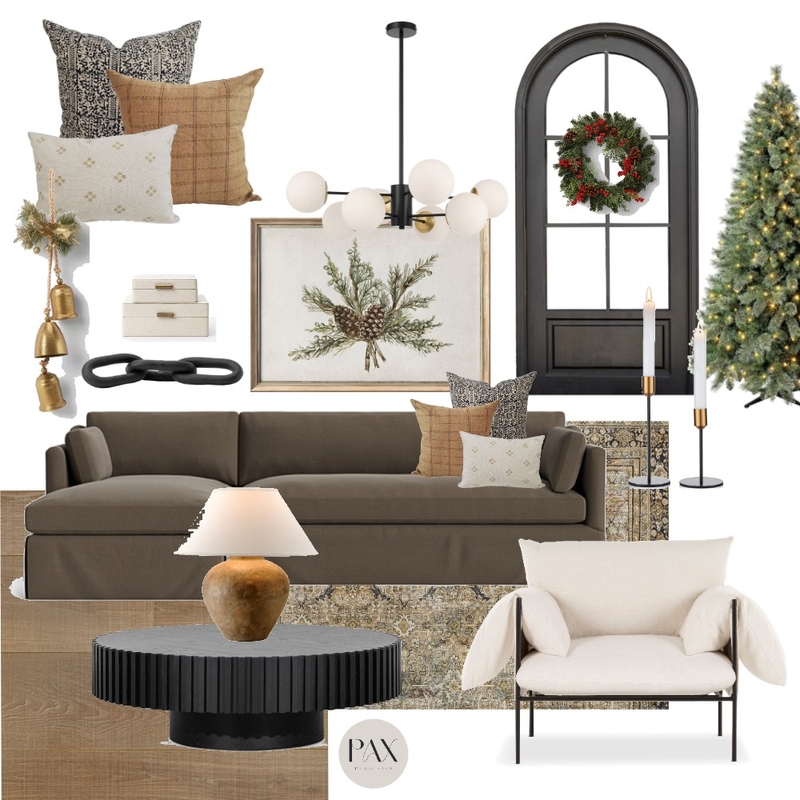 Christmas Living Concept Mood Board by PAX Interior Design on Style Sourcebook