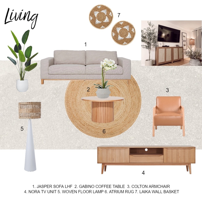 Living 2 - Ann Alexander by Isa Mood Board by Oz Design on Style Sourcebook