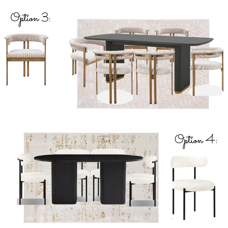 Luxe dining options 2 Mood Board by Interiors By Zai on Style Sourcebook