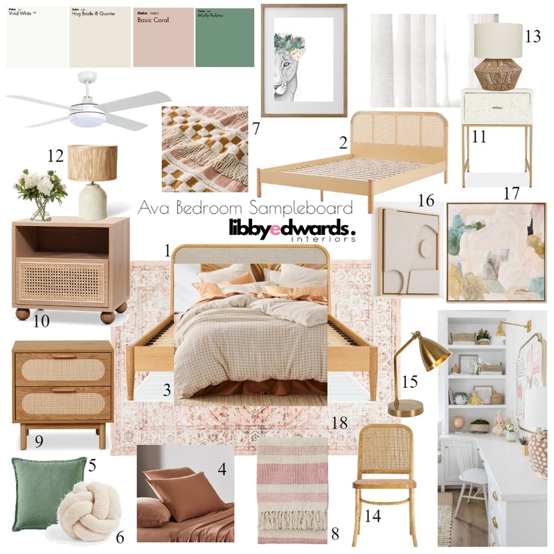 AS Bedroom Mood Board by Libby Edwards Interiors on Style Sourcebook