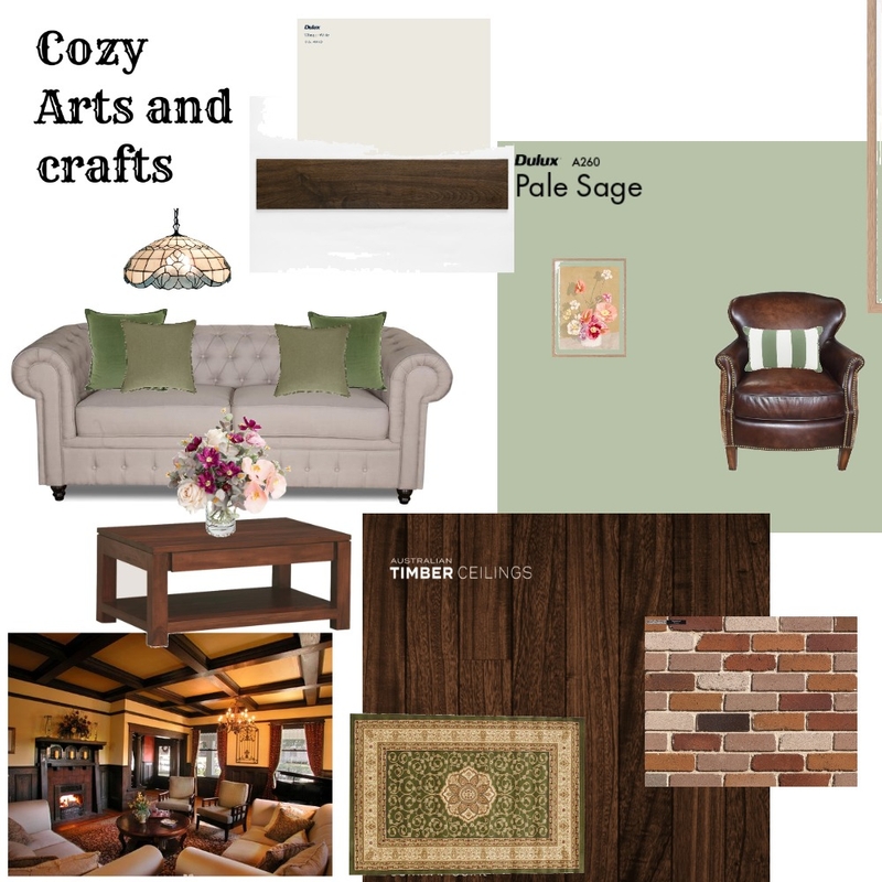 Cozy Arts and Crafts Mood Board by lpaananen@midco.net on Style Sourcebook