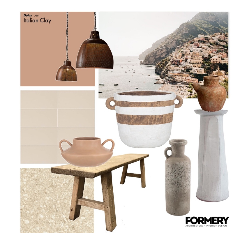 The Amalfi Moodboard Mood Board by Formery | Architect & Interior Designer Melbourne on Style Sourcebook