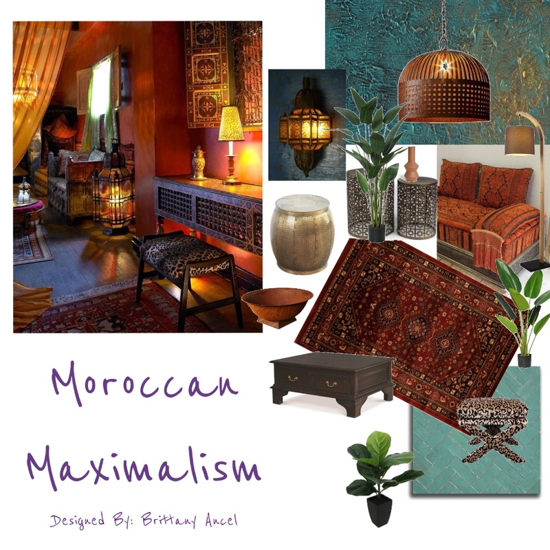 Moroccan Maximalism Mood Board by BrittanyAncel444 on Style Sourcebook