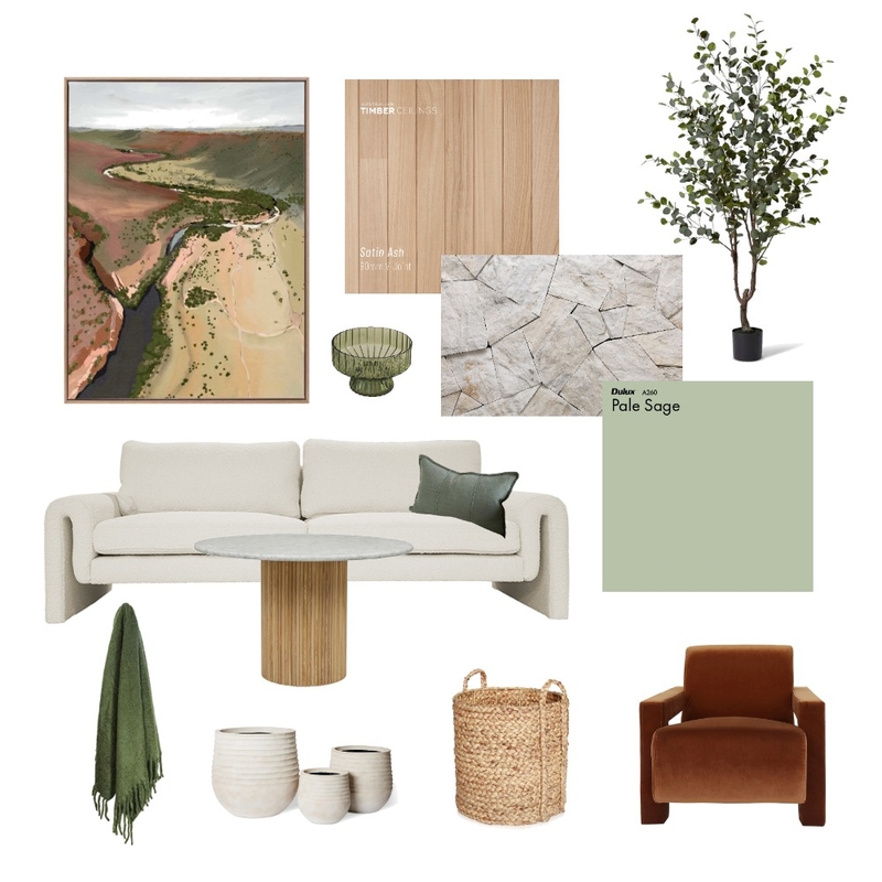 Serenity Mood Board by Bella Living on Style Sourcebook