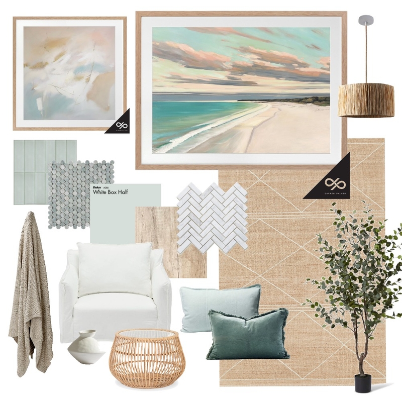 Australian Coastal Style Mood Board by Bella Living on Style Sourcebook