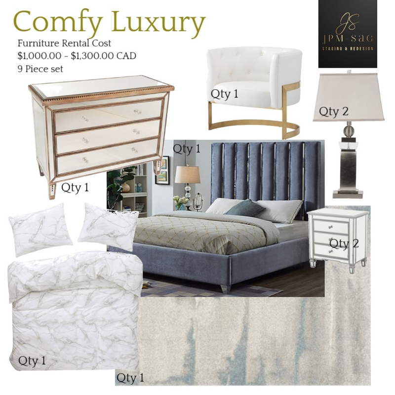 Comfy Luxury Mood Board by JPM+SAG Staging and Redesign on Style Sourcebook